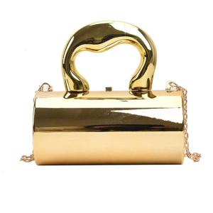 Túi xi lanh Acrylic thời trang với dây xích đeo chéo đeo vai đa năng và Ví cầm tay