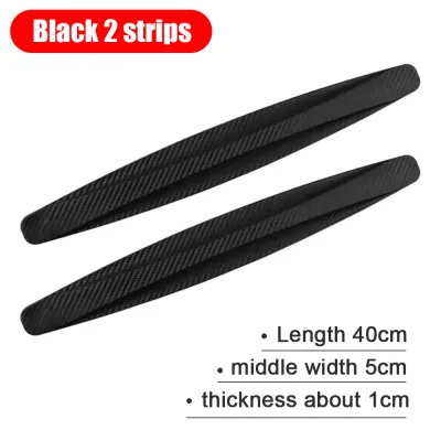 MOTOX Car Bumper Guard Strip，2Pcs Anti Collision Car Bumper Guard Strip Car Sticker Door Edge Guards Trim Molding Protection Strip Scratch Protector Car Crash Bar