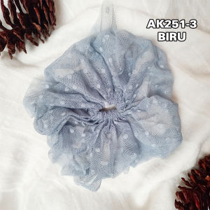 Ikat Rambut Scrunchie Korea Perempuan Fashion Aksesoris Rambut Wanita Kekinian AK251 ZIORRA