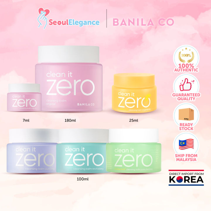 Banila Co Clean It Zero Cleansing Balm 7ml25ml100ml180ml Lazada 4624