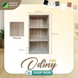 [สินค้าพร้อมจัดส่งใน3วัน] ชั้นเอนกประสงค์  COLOURS BOX ODINY 3  ช่อง
