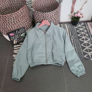 (COD) jaket wanita | vada collar crop jaket wanita korean style | jaket croope wanita TERBARU KEKINIAN CROP TOP