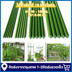 ไม้ค้ำต้นไม้ เสาค้ำต้นไม้ หลักไม้เลื้อย เสาไม้เลื้อย ไม้ค้ำยันต้นไม้ ยาว60.90.120.150.180ซม.หนา8.11.16.20มม.(รังบวบ ชั้นวางมะเขือเทศ ซุ้มกุหลาบ เสามะเขือเทศ ซุ้มไม้เลื้อย ชั้นวางแตงโม ชั้นวางฟักทอง ซุ้มไม้ดอก)ท่อเหล็กPE ท่อพลาสติก