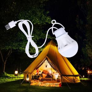 LED Lantern Portable Camping Lamp Mini Bulb 5V LED USB Power Book Light Reading Student Study Table Lamp Super Birght