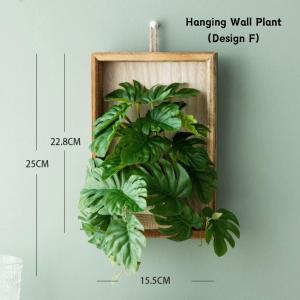 【Evergreen】Artificial Hanging Plant Fake Wall Plant Small Faux Hanging Plants With Pot Artificial Hanging Wall Plants Wall Decoration Artificial Backdrop Home Office Shop Decoration Artificial Hanging Flower