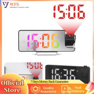 【Flagship】 Digital Clock Brightness Adjustable Projection Digital Alarm Clock Large Display Digital Clock Projector for Home Office