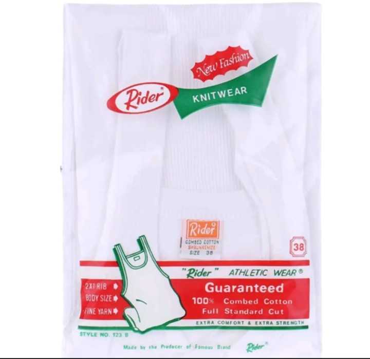 Singlet Rider 1 PCS SINGLET RIDER KNITWEAR - KAUS DALAM / KAOS KUTANG PRIA DEWASA ...