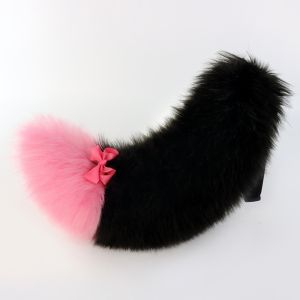 CRNGW with Adjustable Belt Furry Fursuit Kigurumi Tail Fluffy 60cm/23in Animal Wolf Dog Tail Sweet Dress Up Halloween Cosplay Accessories Anime Exhibition Accessories