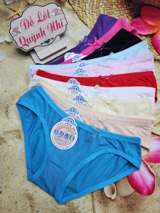 Sét 10 quần lót cotton (801) form nhỏ Học Sinh thấm hút tốt mồ hôi Size :32 - 45 Kg Đồ Lót Quỳnh Nhi