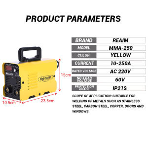 REAIM Mini Mesin Las Inverter MMA-250 120A Mesin las inverter MINI Welding machine