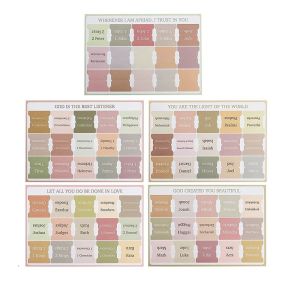 LANCE 5 Sheet Bible Index Removable Writable Bible Label Book Accessories Paper Tabs Bible Sticker Stationery