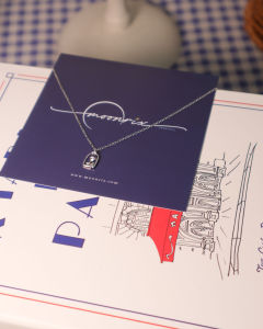 Moonrix S925 Sterling Silver Gold Plated Rouge Provence Rose Necklace