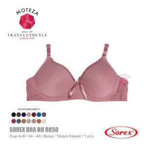 Sorex 9850 BH - Bra Wanita - Busa Cup A - B / Tanpa Kawat - Extra Comfort - Uk 34 - 40