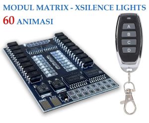 Modul Diver Relay SET Matrix 16 Channel Mini Laser D2 Biled - Modul LED Matrix 16 CH Mini Laser D2 Biled