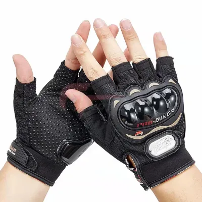 Pro Bike Motorcycle Half Finger Gloves