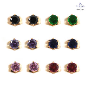 Xuping Anting Stud Aksesoris Wanita Cantik Mata Warna 0151062605