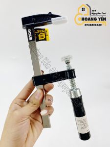 Cảo chữ F cán gỗ thanh sắt mạ niken thanh ren mạ kẽm chắc chắn Tolsen 10123 50x150mm Tolsen 10125 50x250mm