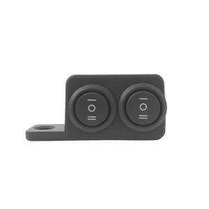 Motorcycle Dual Button 3‑Position Handlebar Switch Left & Right Universal Auxiliary Light Control Switch for 22mm Handlebar
