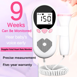 BERGARANSI TaffOmicron Fetal Doppler Deteksi detak Jantung Janin Bayi Heartrate JSL T502