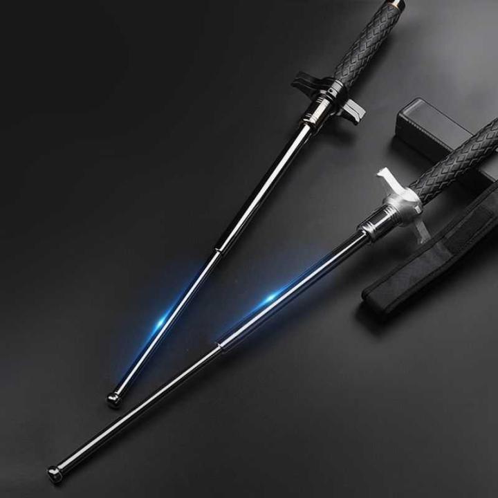 Selfdefense weapon on vehicle with swing stick, legal selfdefense