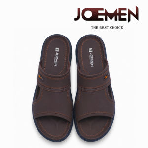 Joemen Sandal S 17 Sandal Pria Kulit Selop Anti Slip Outdoor Traveling Kekinian