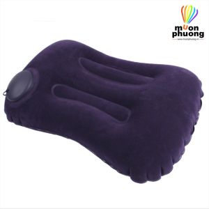 Gối hơi xếp gọn tích hợp bơm văn phòng du lịch dã ngoại cao cấp