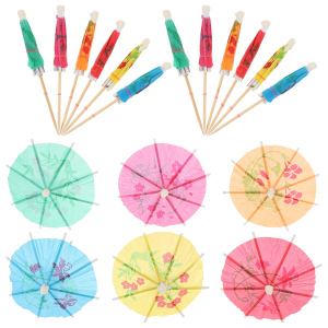 Tusuk Buah Cocktail/Tusuk Makanan/Skewer Cocktail/ Fruit Toothpick Tusukan/Tusuk Dessert Sekali Pakai 100pcs/Pack