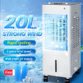 Air cooler electric fan 20L  Capacity water tank conditioner  cooler fan wide-angle fast cooling three-speed Air cooler fan electric fan with ice box fast cooling Three ice curtains to cool down aircon inverter window type Air cooler portable aircon. 