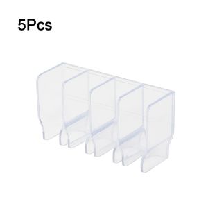 HJKL 5Pcs Gắn tường Giá đựng Sữa rửa Không thấm nước Nhựa Hộp đựng sữa rửa Đơn giản Tiết kiệm không gian Kệ kem tay Dành cho gia đình