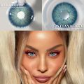 .. EYESHARE 1pair New Colored Contacts Lenses for Eyes Fashion Blue Lenses Green Contacts Lenses Yearly Brown Eyes Lens Gray Lenses .. 