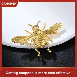 【CANAMEK】 Hợp kim Retro Bee Trâm pins đối với phụ nữ quần áo cổ áo bên trang sức phụ kiện