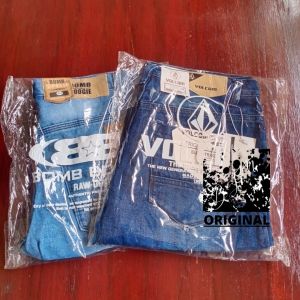 Celana jeans Pendek model Sobek Pria dewasa/remaja