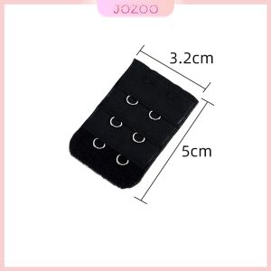 Jozoo Ladies Bra Extender Extension Strap Black & Skin 2/3/4 Hooks