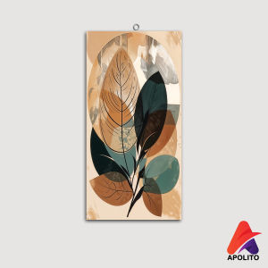 HIASAN DINDING DAUN ABSTRAK TROPICAL AESTHETIC (15X30) WALL DECOR PAJANGAN DINDING POSTER RUANGAN