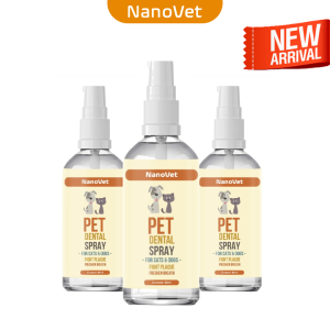 Nanovet Pet Dental Mouth Spray for Cat and Dog - 60ml
