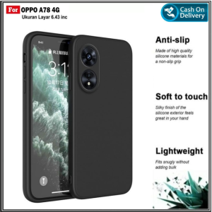Promo Bisa ( COD ) Case Oppo A78 4G A15s 2021 Casing Premium SoftCase Slim Exellent Cover