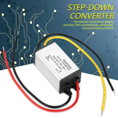 Zonejoy ตัวแปลง DC-DC 24V เป็น 12V ประสิทธิภาพสูง Step Down Power Supply 5A