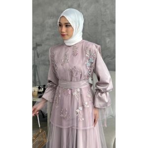 BISA COD - BEST SELLER FALERIE DRESS VEST TULLE GARDEN GRADE A | GAMIS OUTER BUSUI | GAMIS OUTER TULLE