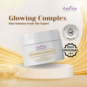 Glowing Complex by Hafira Skincare. Mencerahkan & menyamarkan noda hitam. ORIGINAL BPOM