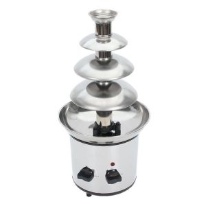 4 Susun Chocolate Fondue Fountain Single Tower Pancuran Cokelat  Mancur Air Mesin Pemancur Coklat