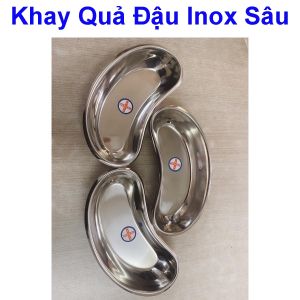 Khay Quả Đậu Inox Sâu - Inox 304 Không Gỉ