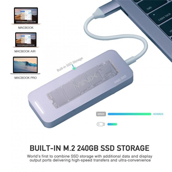MINIX%20NEO%20S2%20-%20USB-C%20Multiport%20240GB%20SSD%20Storage%20Hub%20for%20MacBook%20Silver%20-%20Image%203