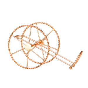 Elegant Metal Cannons Wine Holder Table Centerpieces Wine Rack Iron Texture for Enhancing Dining Room Ambiances