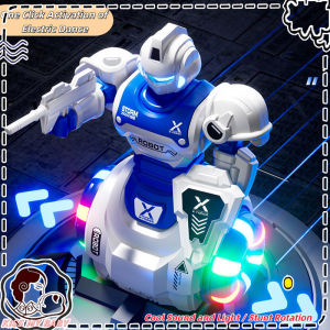 Electric Robot with Music Lights All-round Sliding Dance Robot Kids Toy Boys Gifts Mainan Kanak