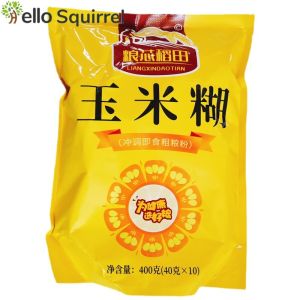 Corn paste breakfast ready-to-eat food meal replacement powder small package corn paste puffed-400g