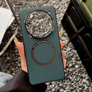 For Nothing Phone 3A Pro Case Luxury PU Leather Wireless Charging Protective Back Cover Phone Case For Nothing Phone 3A 2A Shell