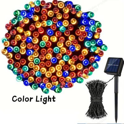 22M Solar Christmas Light Outdoor Waterproof 8 Lighting Modes Lighting LED Solar Power Christmas Lights Party Wedding Decor for Home Garden