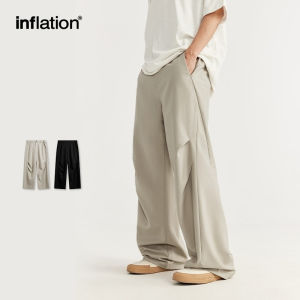 Lạm phát thương hiệu nam thanh niên cắt xếp li phù hợp với quần Mới Mùa Xuân/Mùa Hè 2024 hợp thời trang thương hiệu lỏng Quần Legging rộng đơn giản cho bé trai quần