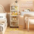 Trolley Cart  Drawer-Type Storage Rack With Wheels. 
