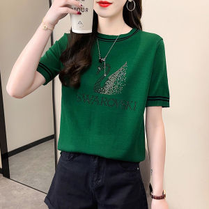 Lightweight Summer Tops: Discover the Perfect Women's Short Sleeve Ice Silk T-shirt & New Bottoming Shirt